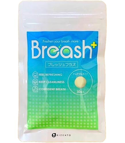 Amazon | ブレッシュ Breashプラス 1袋 30粒 グレープフルーツミント味